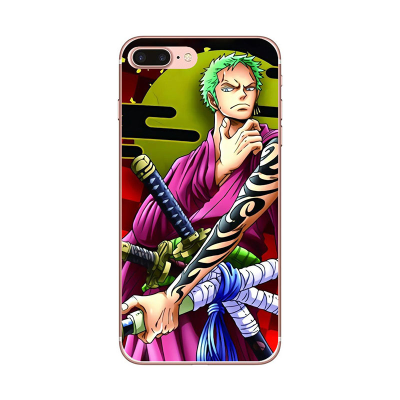 Fashion One Piece Cartoon Case For Iphone 7S 7 Plus iPHONE 8 Plus Luffy Roronoa Zoro Soft Shell | BigBuy360 - bigbuy360.vn