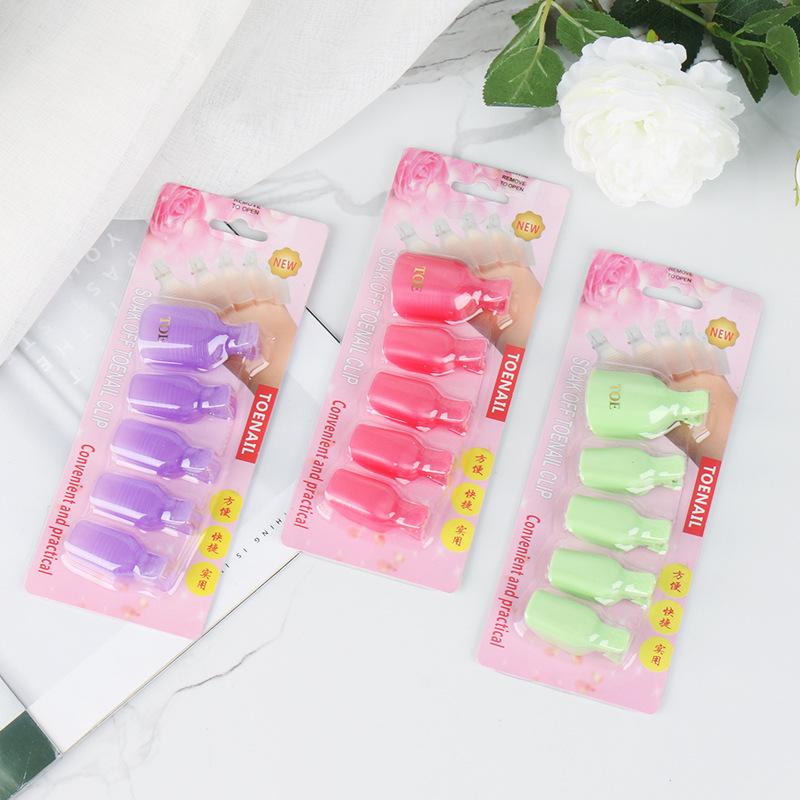 Kẹp ủ phá gel móng chân LADURA set 5 cái