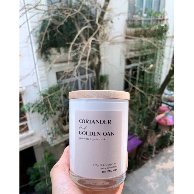 Nến thơm Coriander & Oakwood Shopee Việt Nam