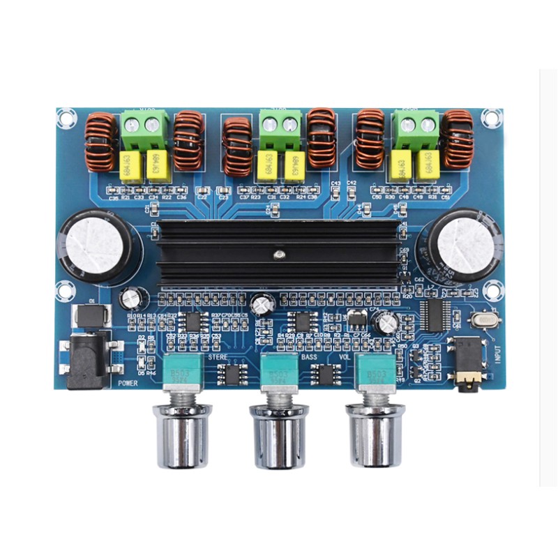 Bảng khuếch đại công suất kỹ thuật số âm thanh nổi XH-A305 Bluetooth 5.0 TPA3116D2 50Wx2 + 100W 2.1 Loa siêu trầm âm thanh Mô-đun AUX AMP