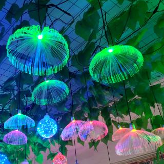 Đèn Led Dạng Sợi Quang Hình Con Sứa Độc Đáo