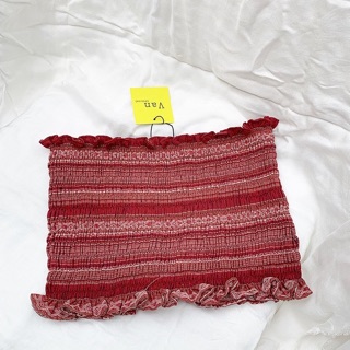 CROPTOP TUBE BROCADE