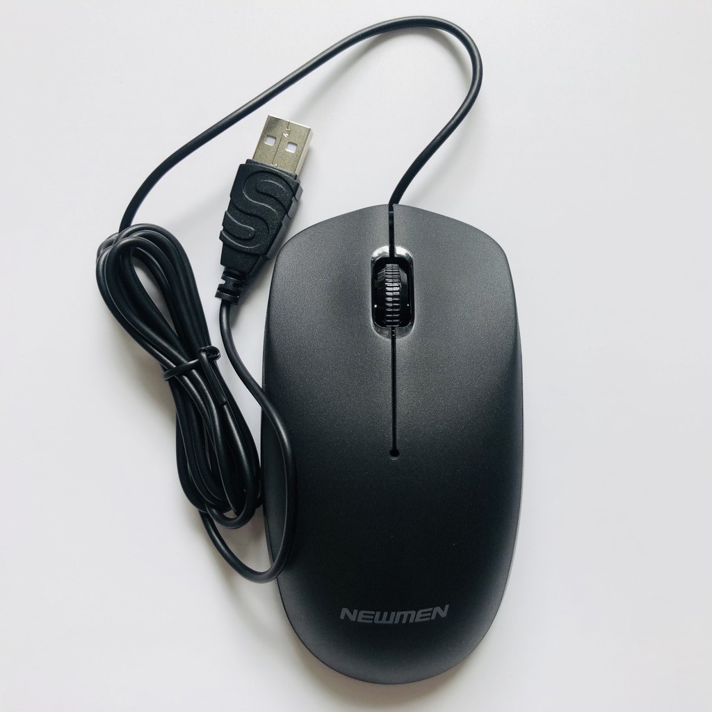Chuột máy tính có dây Newmen M007 (MS-619) - Business Office, Black - Hàng chính hãng