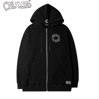Áo Hoodie ZIp Circle Đen CHILICLUB