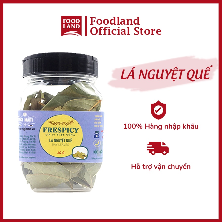 Lá nguyệt quế (Bay leaves) AB - 15G - ướp thịt, dùng làm gia vị, nấu xốt, làm bánh, nấu mỳ ý - Foodland