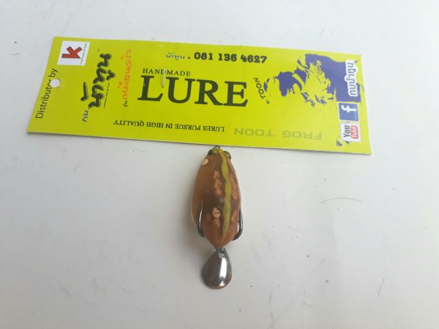 Mồi Câu Cá Giả Thái Frog Lure Nâu