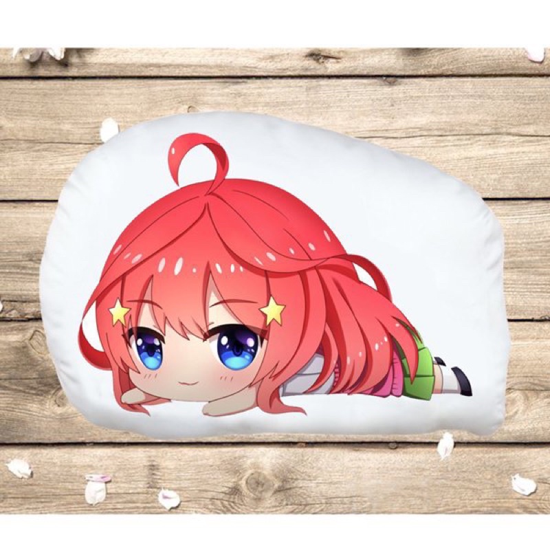 Gấu bông nakano miku 25-50cm 2 mặt ảnh/ Gối ôm Yuji miku