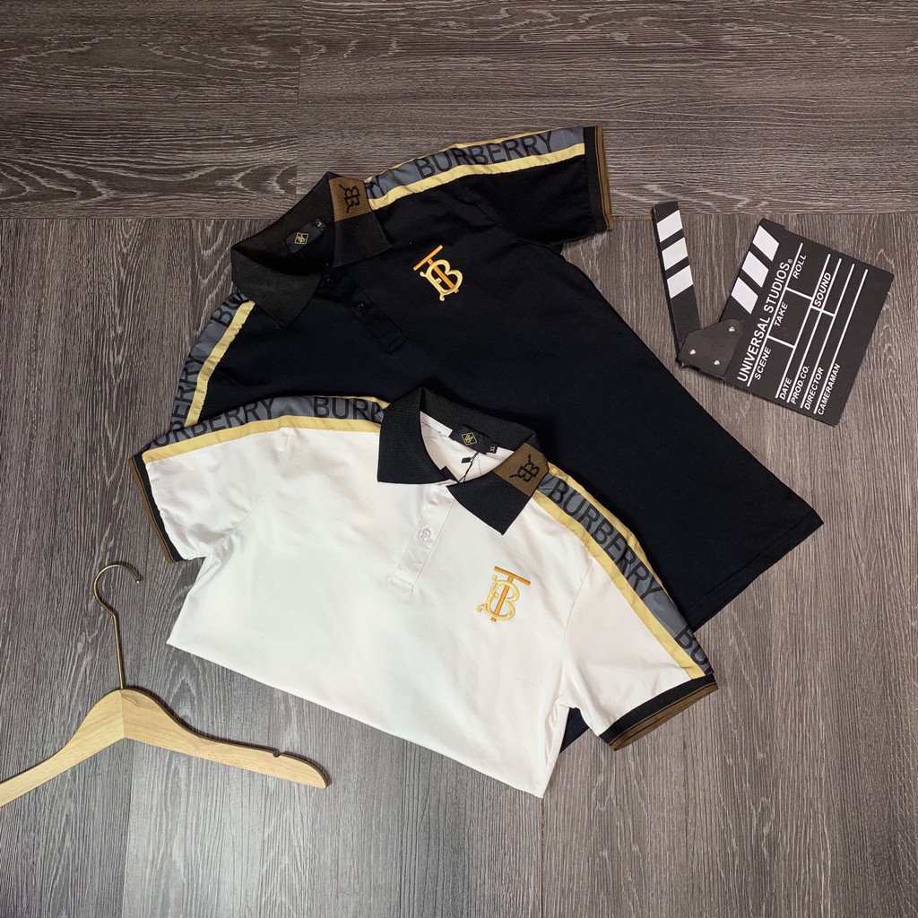 Áo thun cổ trụ thêu logo nổi bật (chất thun cotton 100% vải siêu mát) | BigBuy360 - bigbuy360.vn