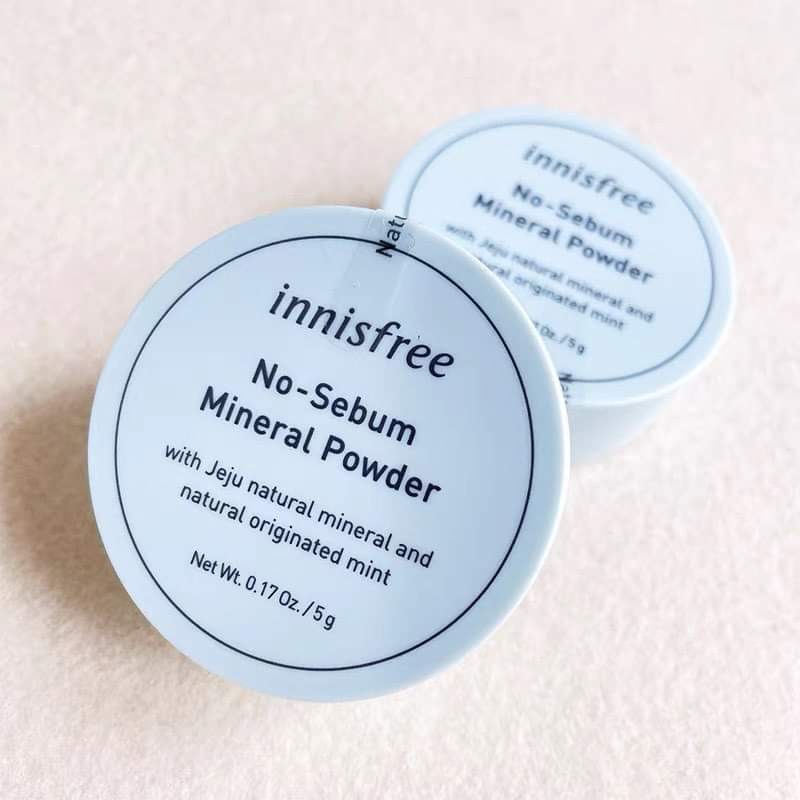 Phấn Phủ Kiềm Dầu Innisfree No-sebum Mineral Powder 5g Chống Thấm Nước Kiểm Soát Dầu Lên Đến 12 Giờ Dạng Bột