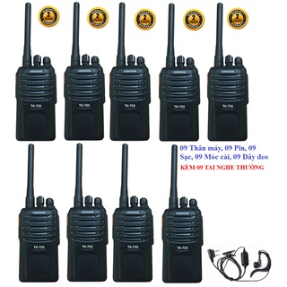 Bộ 9 bộ đàm cầm tay kenwood tk720