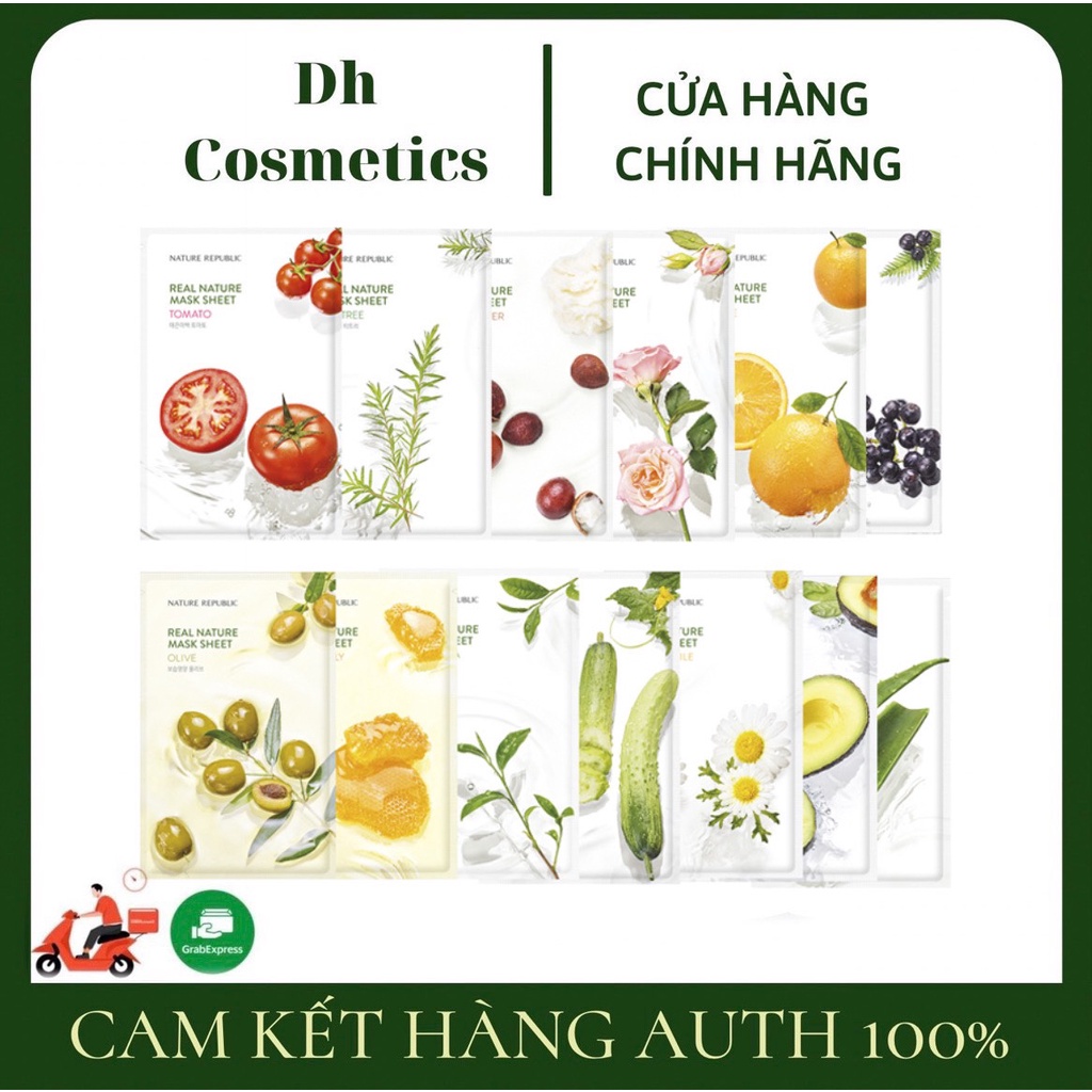 Mặt nạ giấy Nature Republic Real Nature Mask Sheet