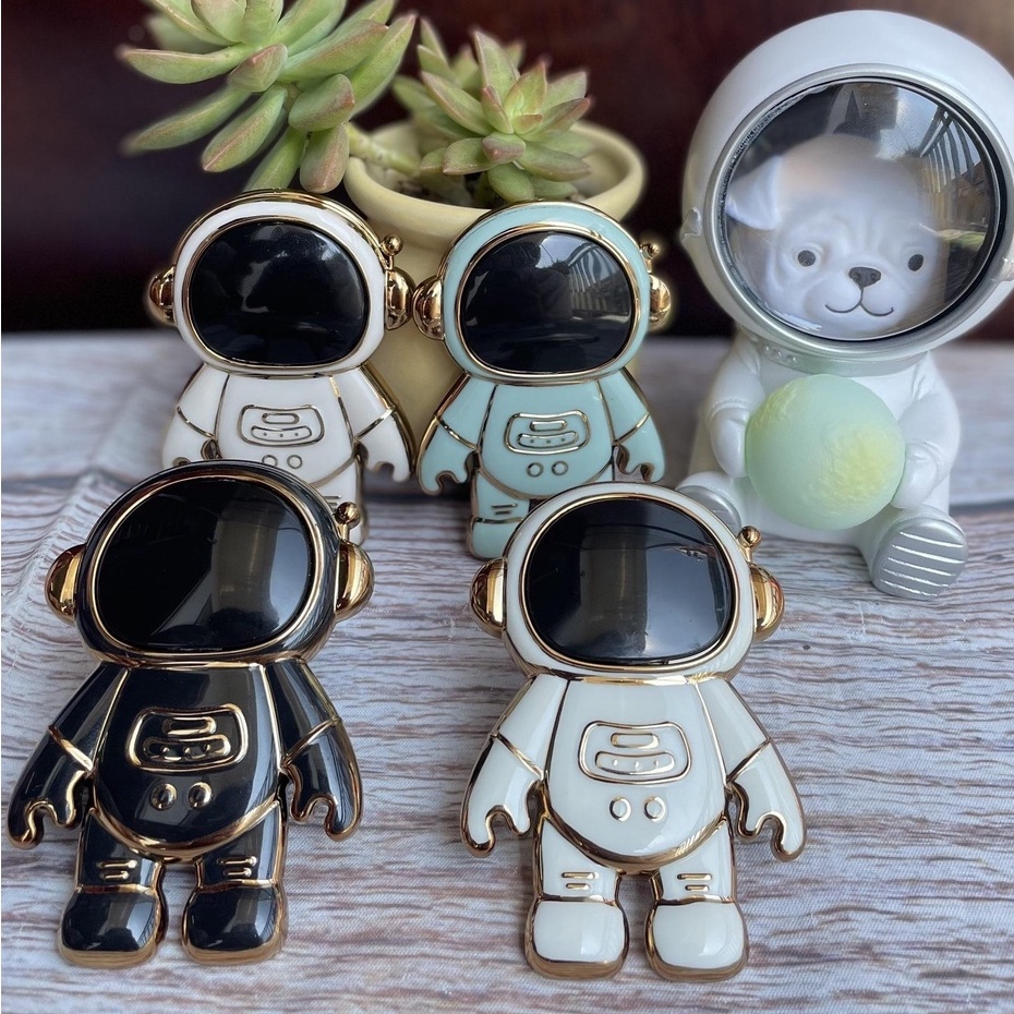 Miếng Iring dán ốp làm giá đỡ điện thoại hình phi hành gia cho mọi dòng ốp iphone samsung oppo xiaomi