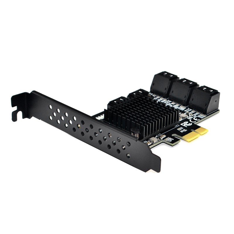 Card Đồ Họa 88se9215 Mở Rộng 8 Cổng 3.0 Sang Pcie Sata 3v Tiện Dụng