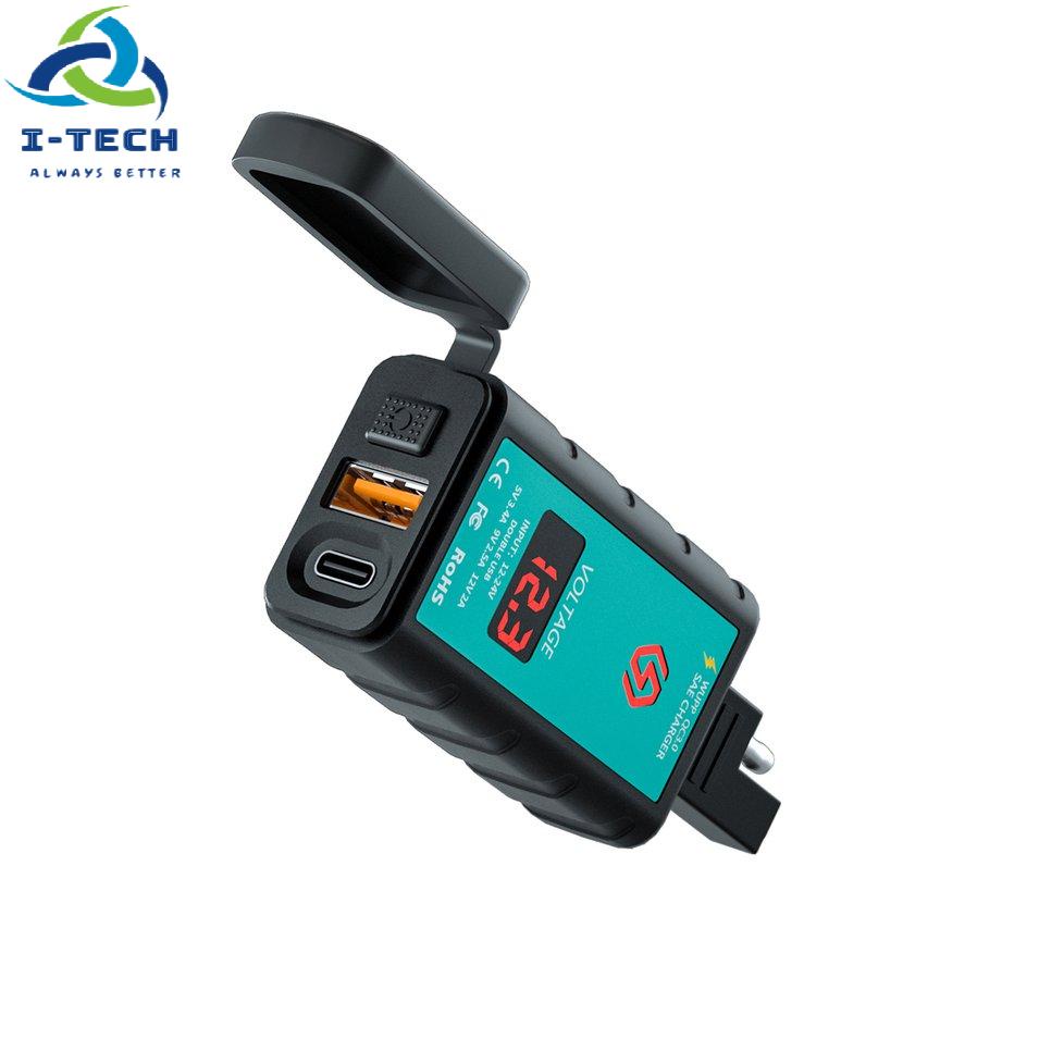 ⚡Khuyến mại⚡Square Car Charger Single USB Fast Charge + PD Fast Charge Charger ZH-1422B1 | BigBuy360 - bigbuy360.vn