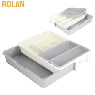 Khay Nhựa Chia Ngăn Đựng Muỗng Đũa Đa Năng Tiện Dụng