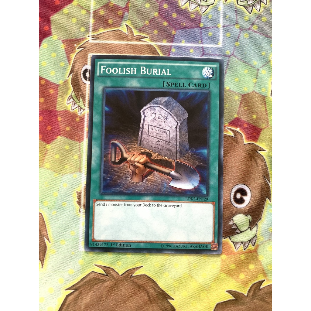 Thẻ Bài Yugioh Mint90 Spell Foolish Burial - Common