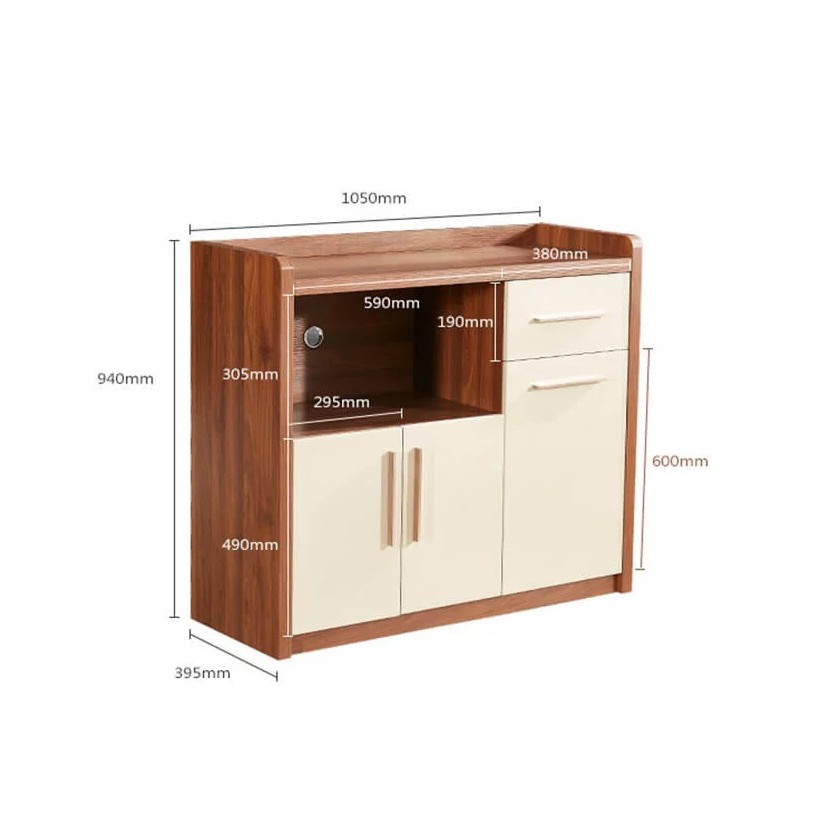 Tủ bếp gỗ công nghiệp hiện đại, kệ tủ bếp gia đình (TB-04)