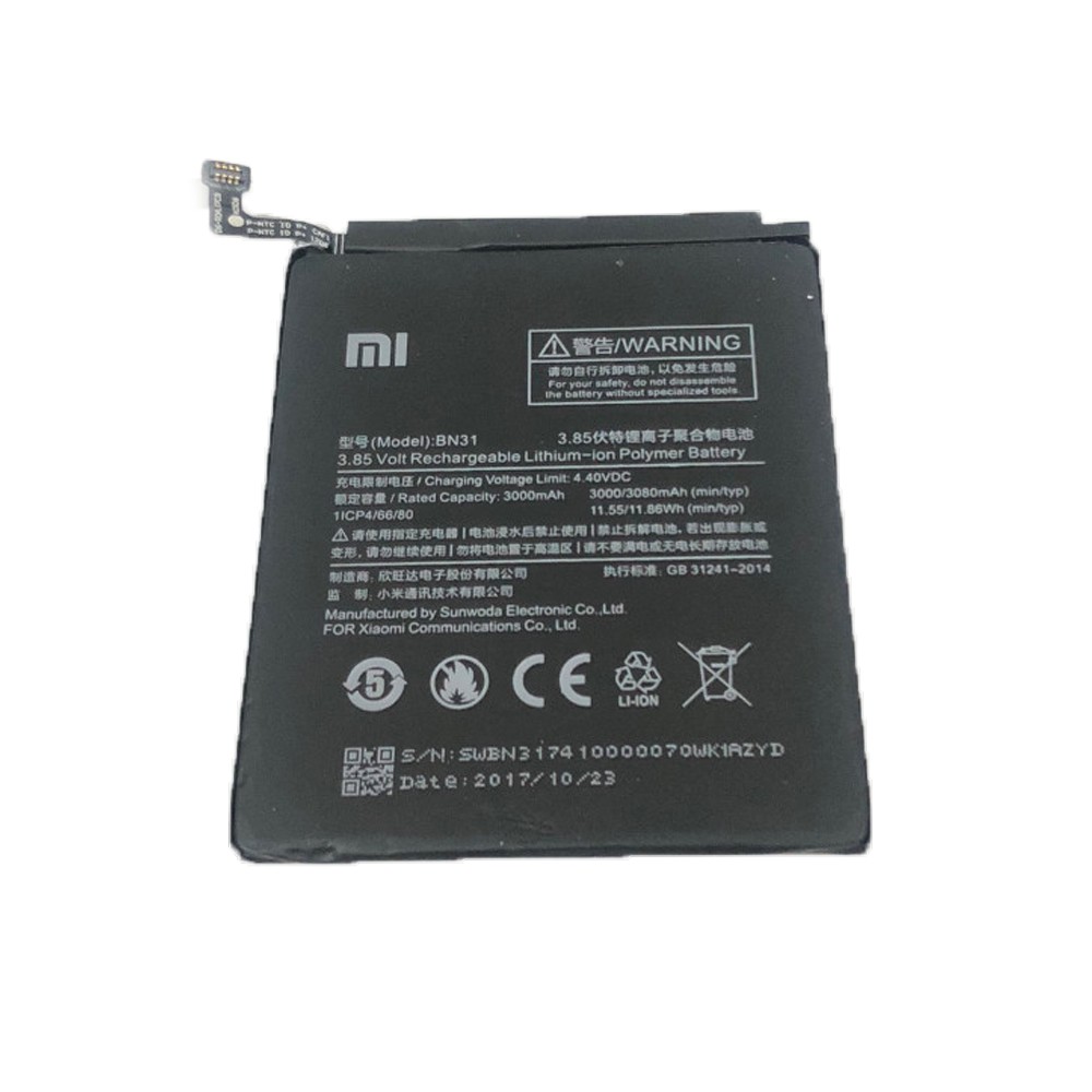 Pin thay xịn cho Xiaomi Redmi S2 mã BN31 dung lượng 3000mAh Zin Máy - Bảo hành 6 tháng