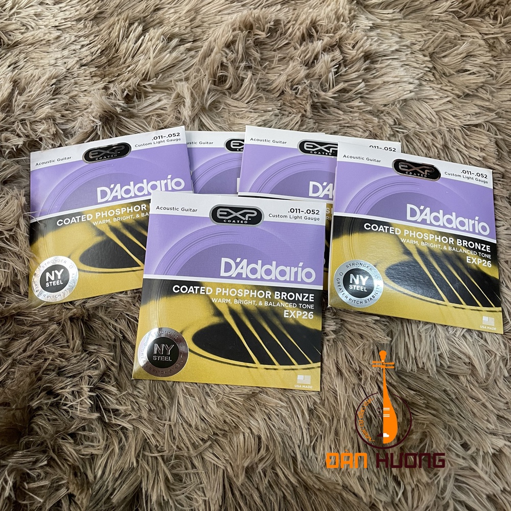 Dây Đàn Guitar Acoustic D'Addario EXP26 EJ15 EZ900 EZ910 EJ16 EJ13 EZ890 EZ920