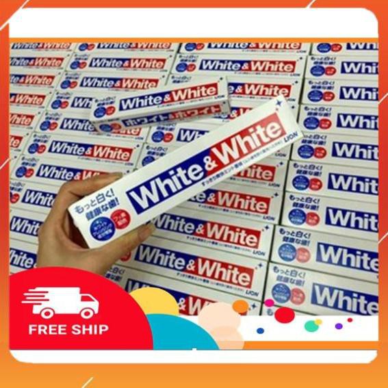 Kem đánh răng White Nhật [FREE SHIP] chuẩn nội địa nhật, ảnh thật, làm trắng răng bản full size 150g mẫu mơi