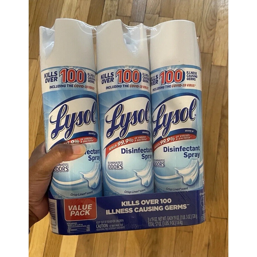 Chai xịt phòng 𝕃𝕪𝕤𝕠𝕝 538g USA