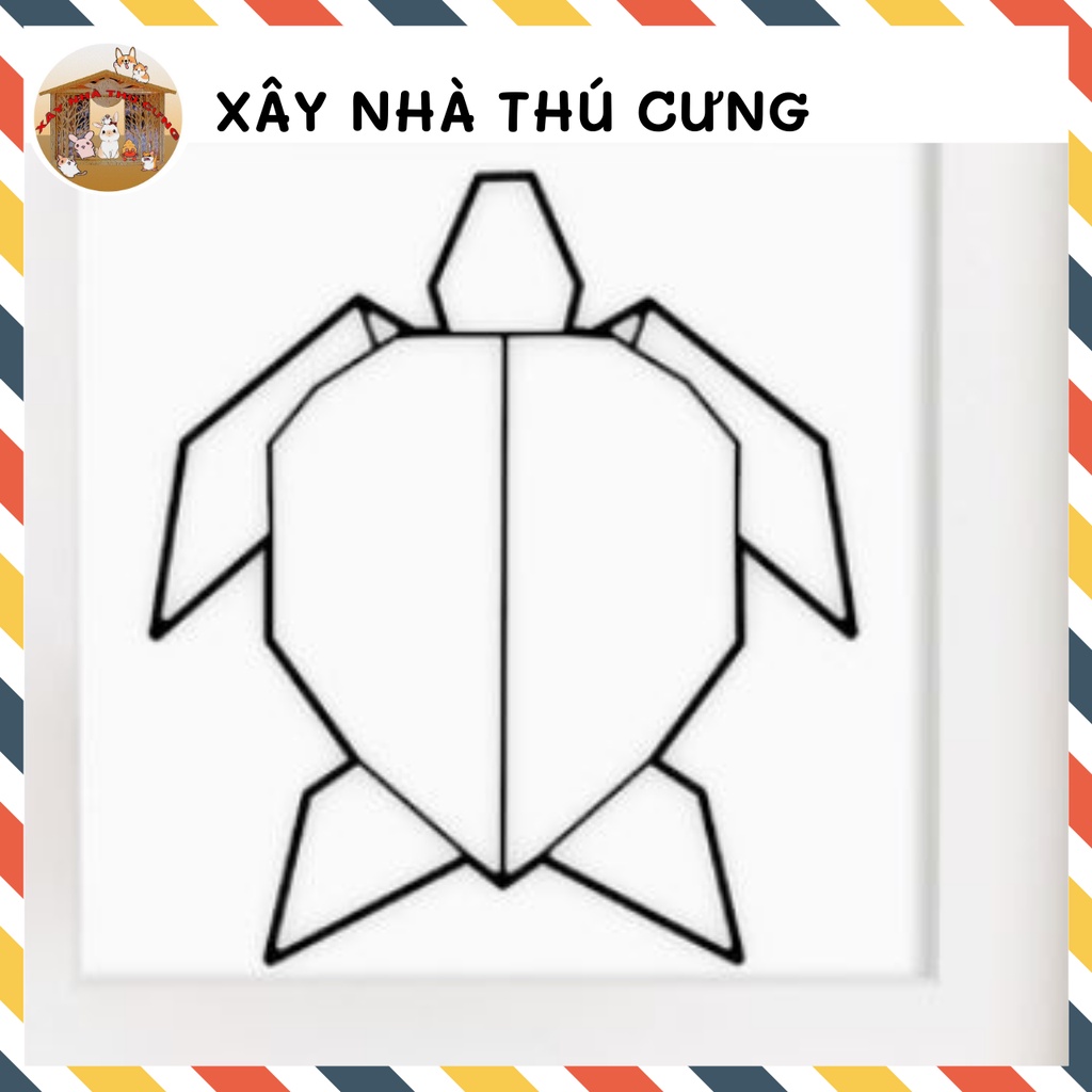 Tranh dán tường dập nổi 3D nhựa cao cấp hình con vật decol - trang trí phòng ngủ, phòng khách, cửa hàng - ms37