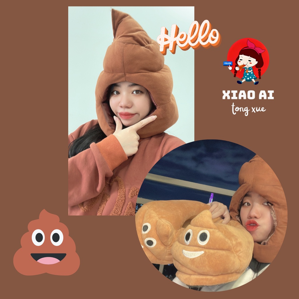 Mũ SHIT Cute  Shit Dễ Thương Sáng Tạo & Giữ Ấm