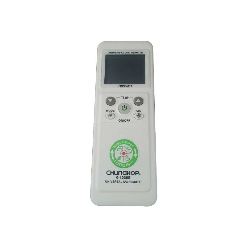 Remote Điều Khiển  Máy Lạnh Đa Năng CHUNGHOP K-1038E  Chính Hãng_Bảo Hành Đổi Mới