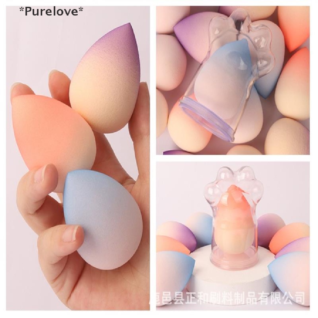 Hộp Đựng Mút Trang Điểm Hình Móng Vuốt Mèo Xinh Xắn