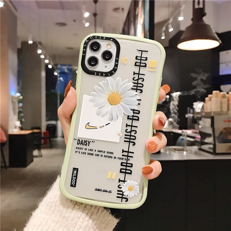 Ốp lưng iphone Daisy V2 viền cong 5/5s/6/6plus/6s/6splus/7/7plus/8/8plus/x/xr/xs/11/12/pro/max/plus/promax | BigBuy360 - bigbuy360.vn
