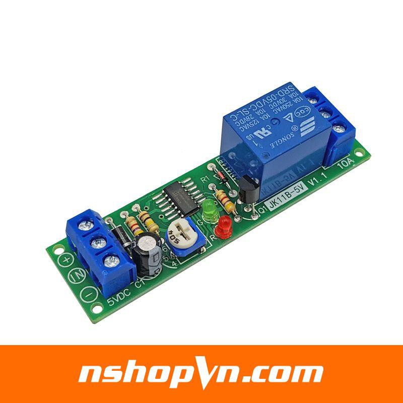 Module tạo trễ 0-10000s JK11B 5VDC / 12VDC