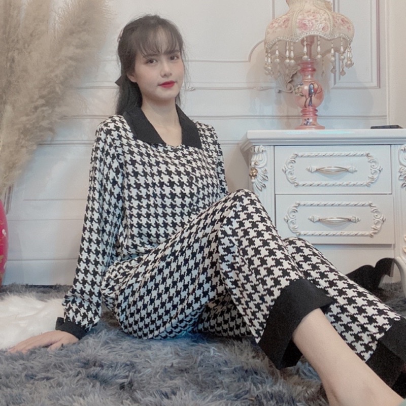 [FREESHIP] Bộ mặc nhà PIJAMA lụa cổ sen tay bồng mai ngô cao cấp + MNCS01 + HOAHANASLEEPWEAR | BigBuy360 - bigbuy360.vn