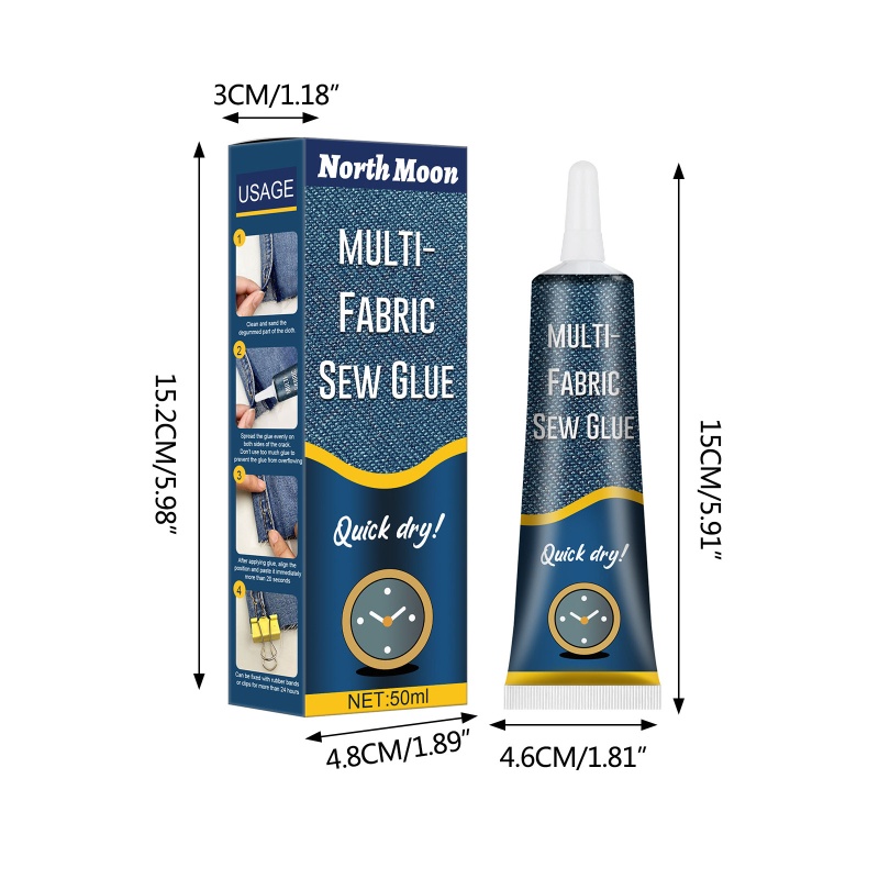 Keo Dán Vải Da Nhiều Keo 50ml Chất Lượng Cao