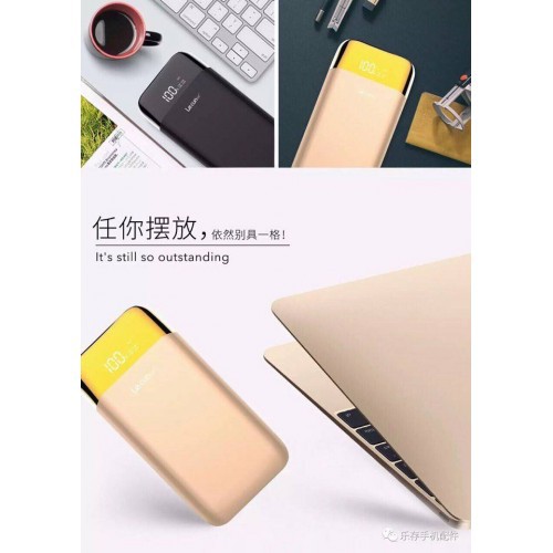 Jellico - Pin sạc dự phòng Jellico QX10 - 10000mAh 2 cổng sạc - Đèn Led - LCD