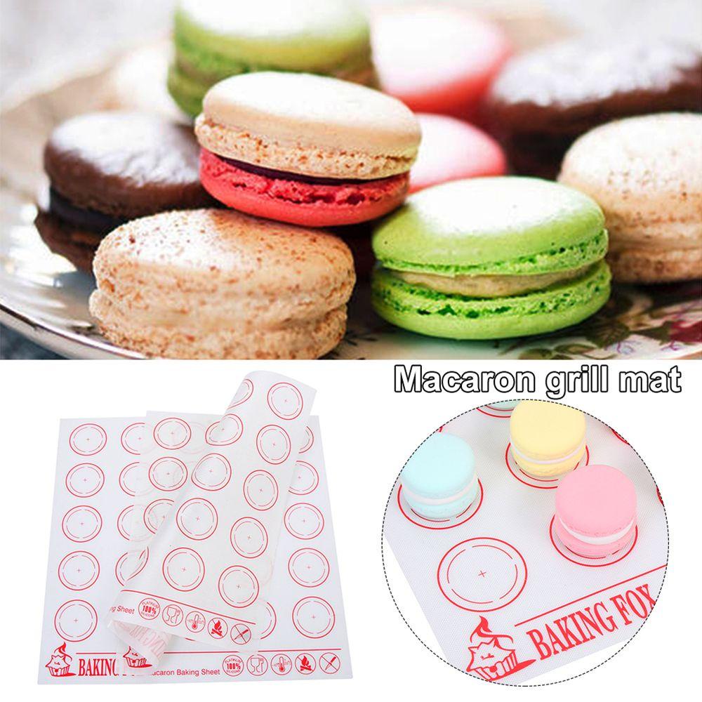 LEISURE Thảm Nướng Bánh Macaron Bằng Sợi Thủy Tinh Chịu Nhiệt Chống Dính
