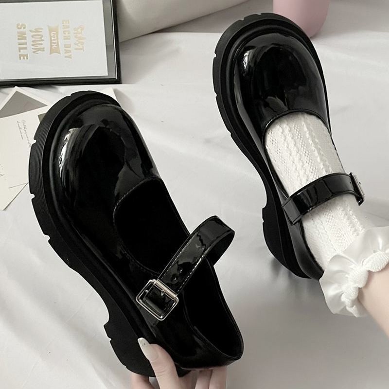 Giày Lolita Trắng Ulzzang Hàn Quốc ĐẾ CAO DÀY GIÁ RẺ  LLT007-ZOEE