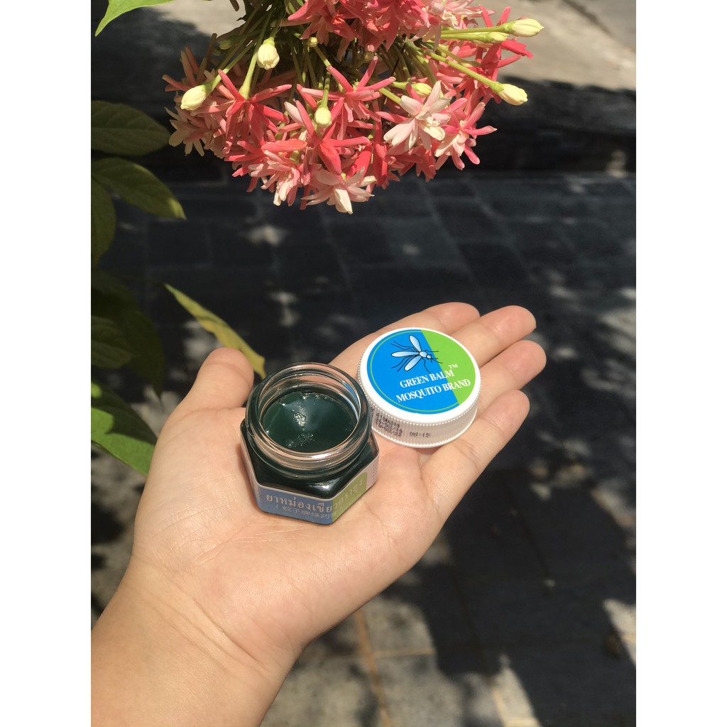 DẦU CÙ LÀ XANH HIỆU CON MUỖI GREEN BALM MOSQUITO BRAND