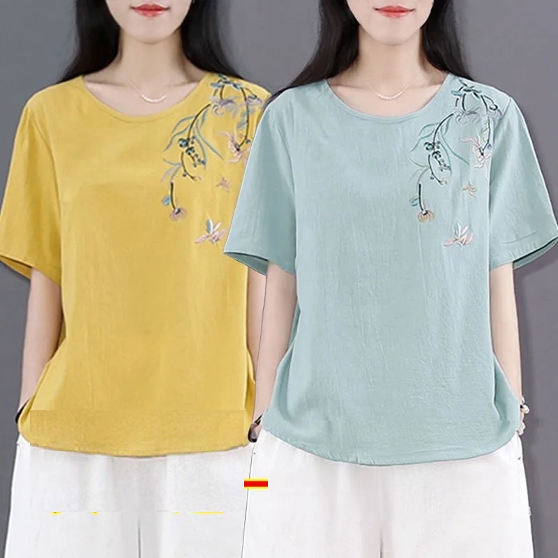 Áo nữ, áo kiểu hoa nhí kiểu dáng Hàn Quốc tay lỡ A55