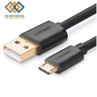 Dây Micro USB 2.0 sang USB mạ vàng UGREEN US125 - Hàng chính hãng