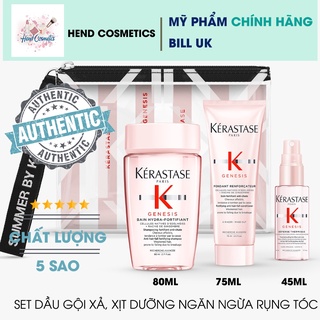 Set dầu gội ngăn ngừa rụng tóc và đứt gãy Kerastase Genesis Travel Size