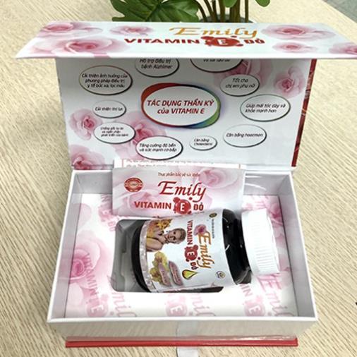 Emily Vitamin E đỏ  – Hỗ trợ giúp làm đẹp da, ngăn ngừa lão hóa (60 viên)