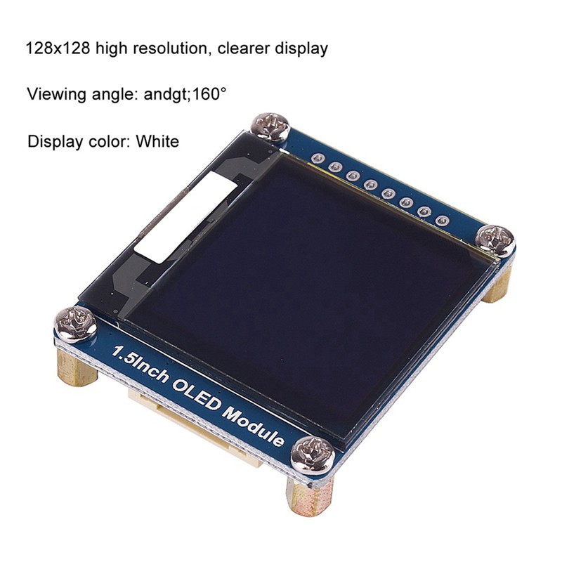 I2C OLED Display ule 1.5Inch 16-Bit Grey Level and DC for Arduino【O4】