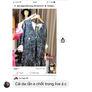 Váy sơ mi da rắn