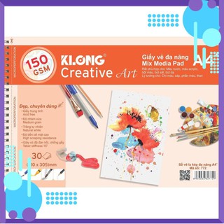 Vở Vẽ KLONG A4 MS 772