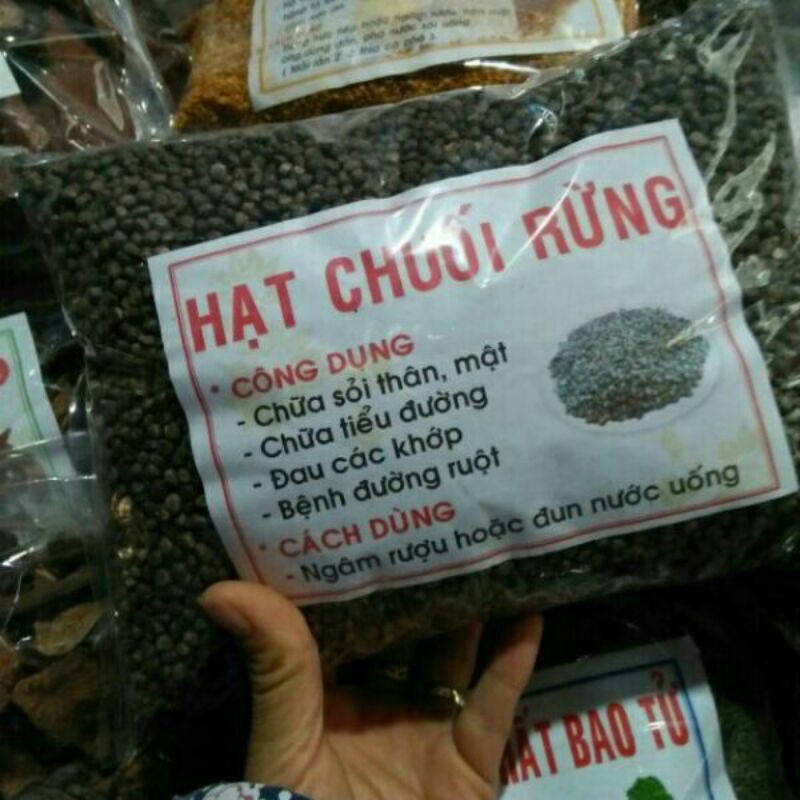 sỉ lẻ hạt chuối rừng 1kg