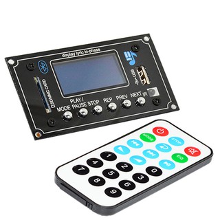 Mạch Giải Mã Bluetooth MP3 Màn hình LCD hiển thị tiêu đề bài hát bài hát trên ô tô
