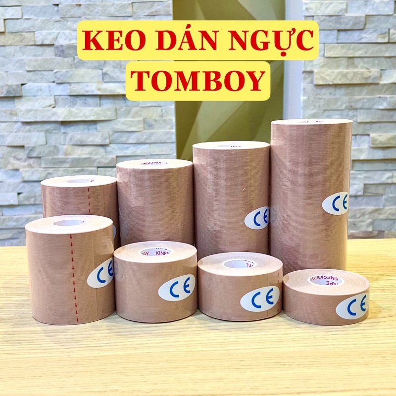 [Tặng Miếng Lót] Băng Keo Vải, Băng Keo Y Tế Lưới, Y Tế Trong Dán Ngực Cho Tomboy, 