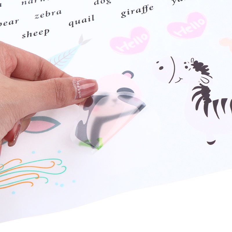 Miếng Dán Tường 26 Chữ Cái Hoạt Hình Xinh Xắn