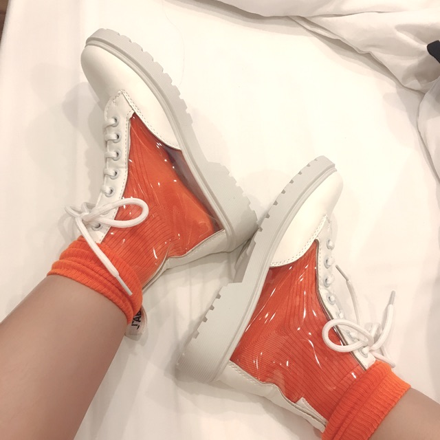 Giày boot da trong hàng xịn size 36 ( thanh lý ảnh video chụp thật do Si mang )