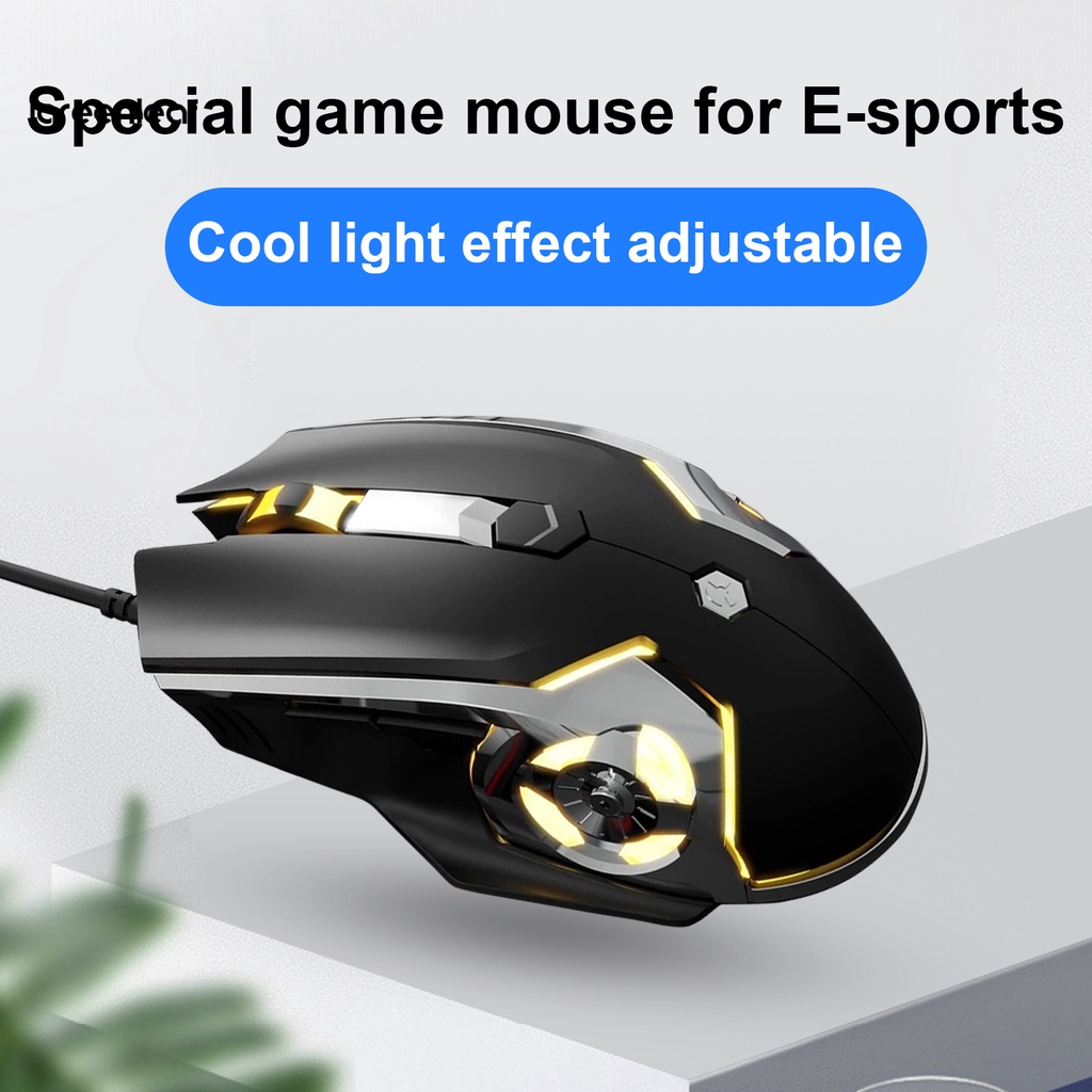 igreenleaf Wide Compatibility Computer Mouse Ergonomic Game Wired Mouse Smooth for Computer